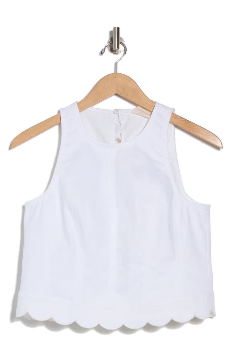 Cinq à Sept Hadley Scalloped Tank, Alternate, color,