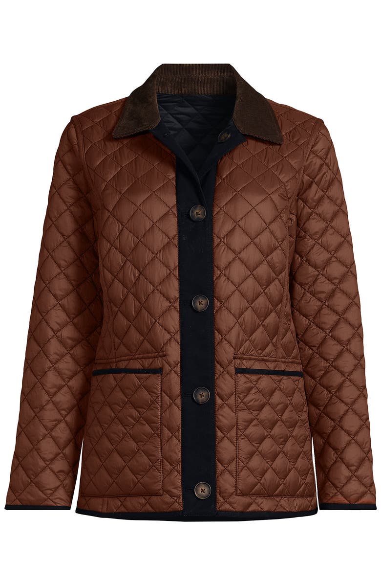 Lands' End Reversible Barn Quilted Jacket, Alternate, color, 