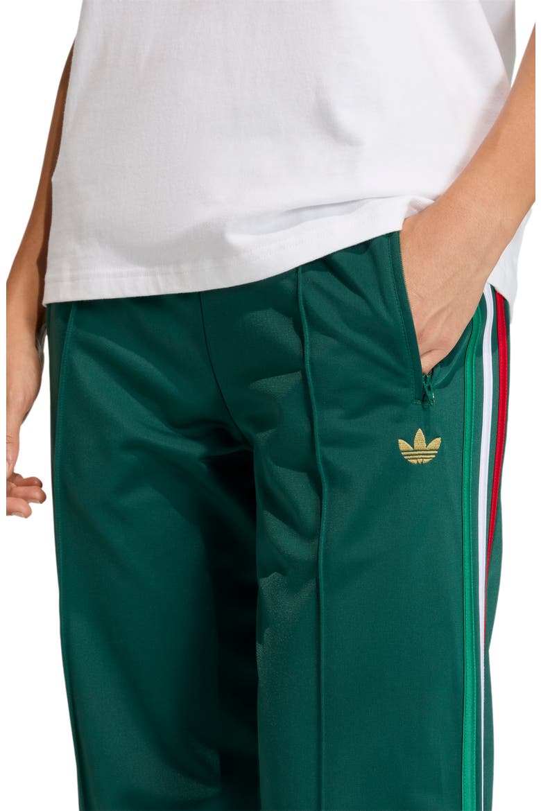 Firebird Recycled Polyester Track Pants, Alternate, color, TEAM GREEN/ WHITE/ SCARLET