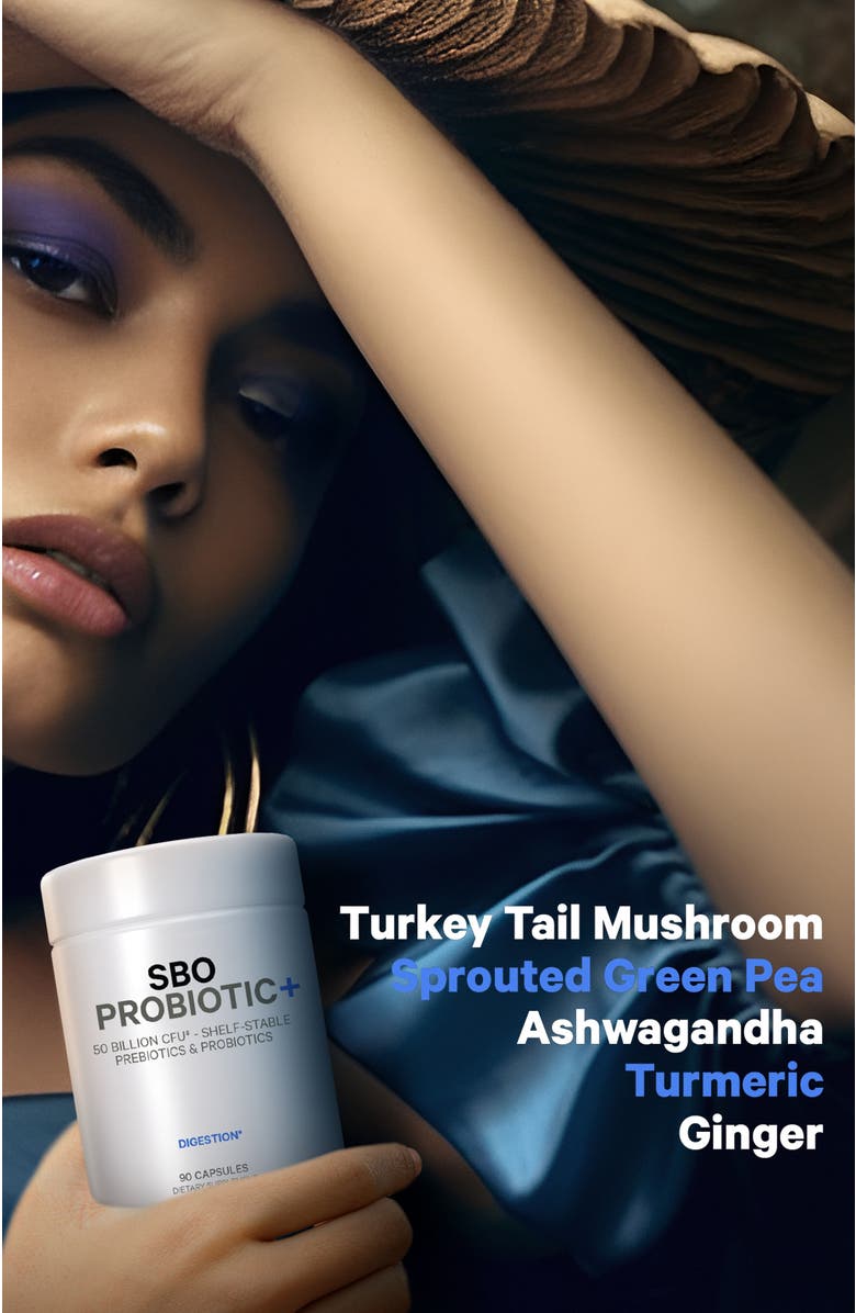 Codeage SBO Probiotic 50 Billion CFU +Prebiotics Supplement, Alternate, color, White