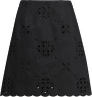 Caslon® Eyelet Lace Miniskirt