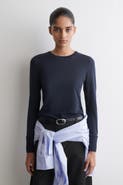 COS Cotton Jersey Long-Sleveled Top
