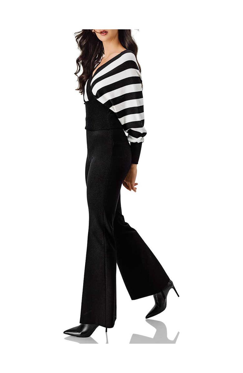 IVONNE Flared Trousers, Alternate, color, Black