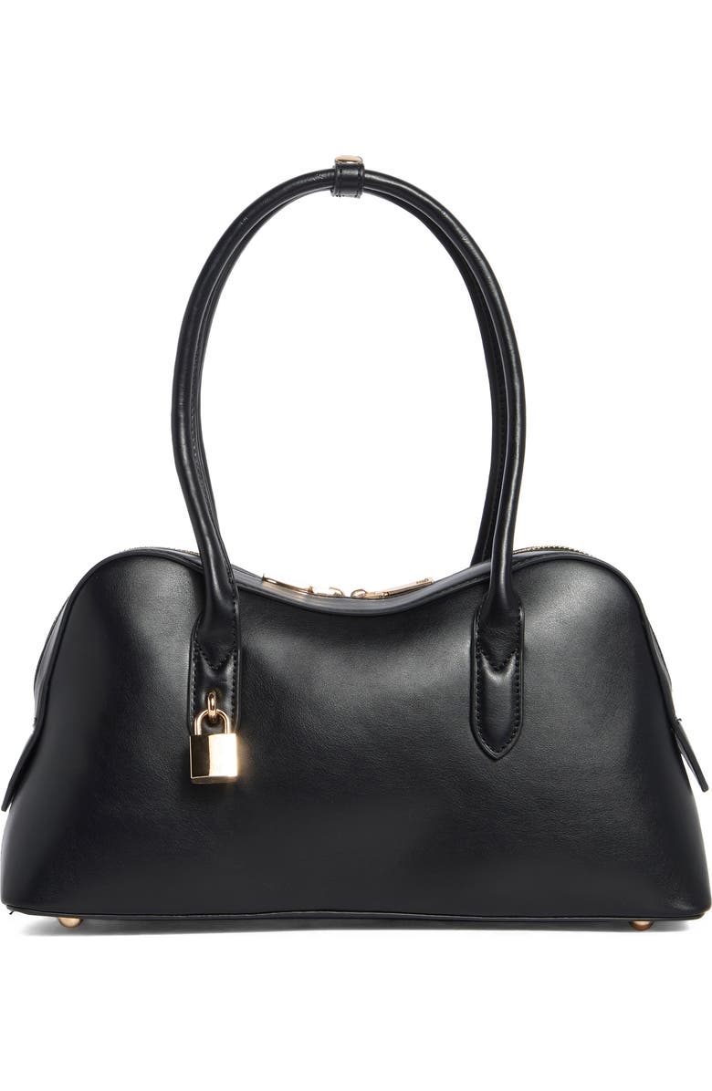 URBAN EXPRESSIONS HANDBAGS Small Charm Shoulder Bag, Main, color, Black