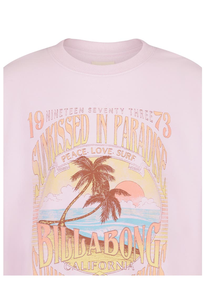 Kids' Making Waves Graphic Sweatshirt, Alternate, color, LILAC SNOW