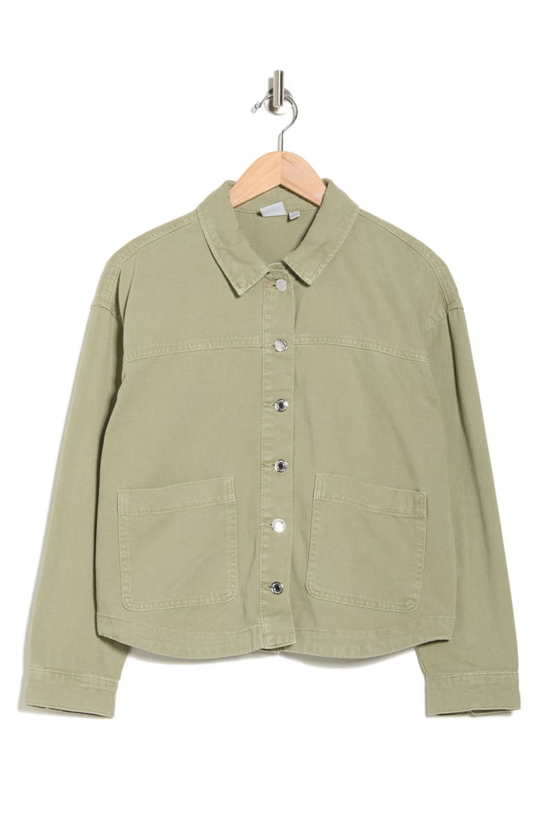 VERO MODA Jamie Denim Shacket, Alternate, color, Laurel Wreath Detail