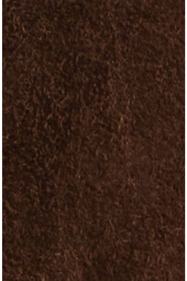 Suede Bomber Jacket, Alternate, color, BROWN