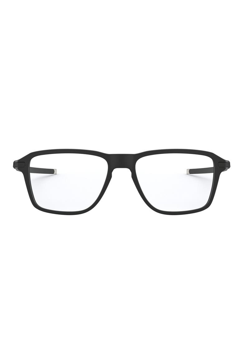 Wheel House 54mm Square Optical Glasses, Main, color, SATIN BLACK