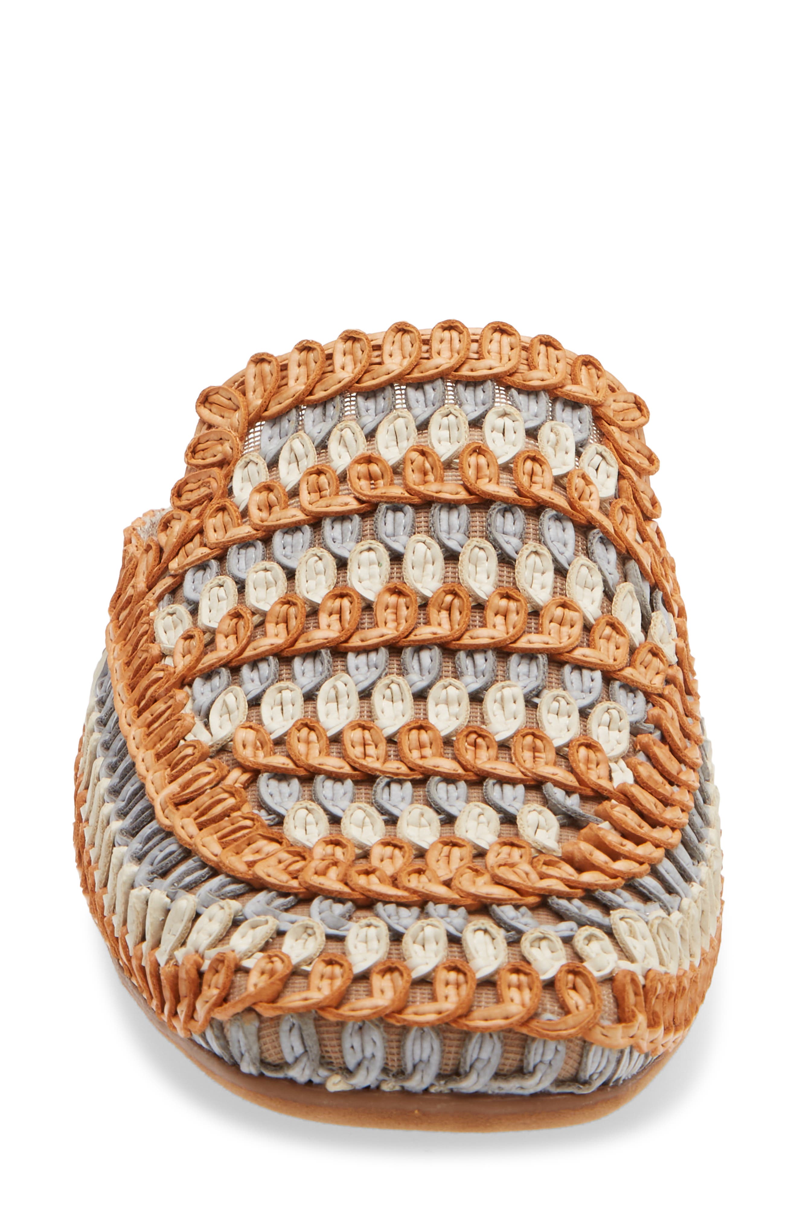 Charlie Woven Mule, Alternate, color, ORANGE COMBO