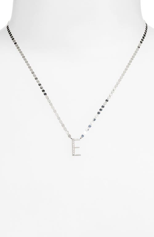 Lana 14k Gold Diamond Initial Pendant Necklace In White
