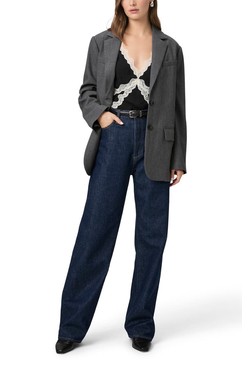 PAIGE Sawyer High Waist Straight Leg Jeans, Alternate, color, Madella