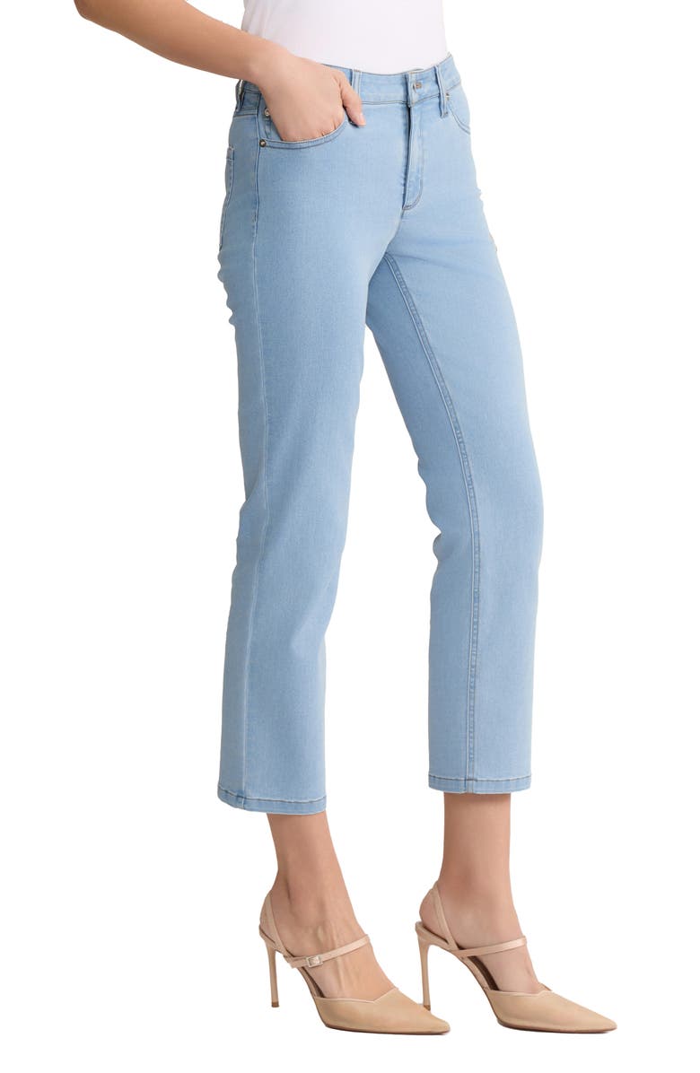 Jones New York Lexington Straight Leg Jeans, Alternate, color, Huntington Wash