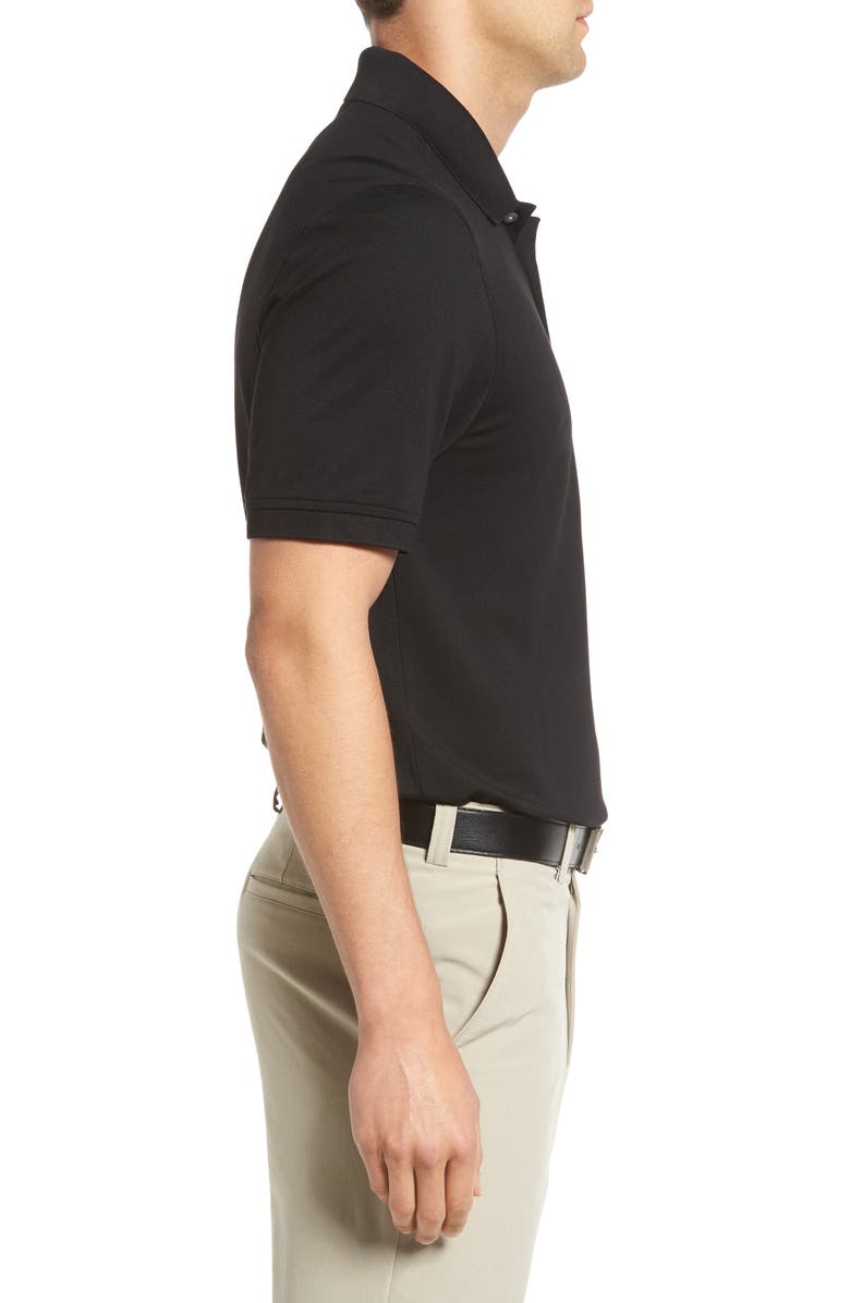 Cutter & Buck Advantage Tri-Blend Piqué Polo, Alternate, color, Black