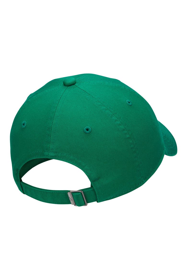 Club Futura Wash Baseball Cap, Alternate, color, MALACHITE/ WHITE