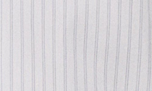 Mango Regular Fit Stripe Stretch Cotton Button-up Shirt In White