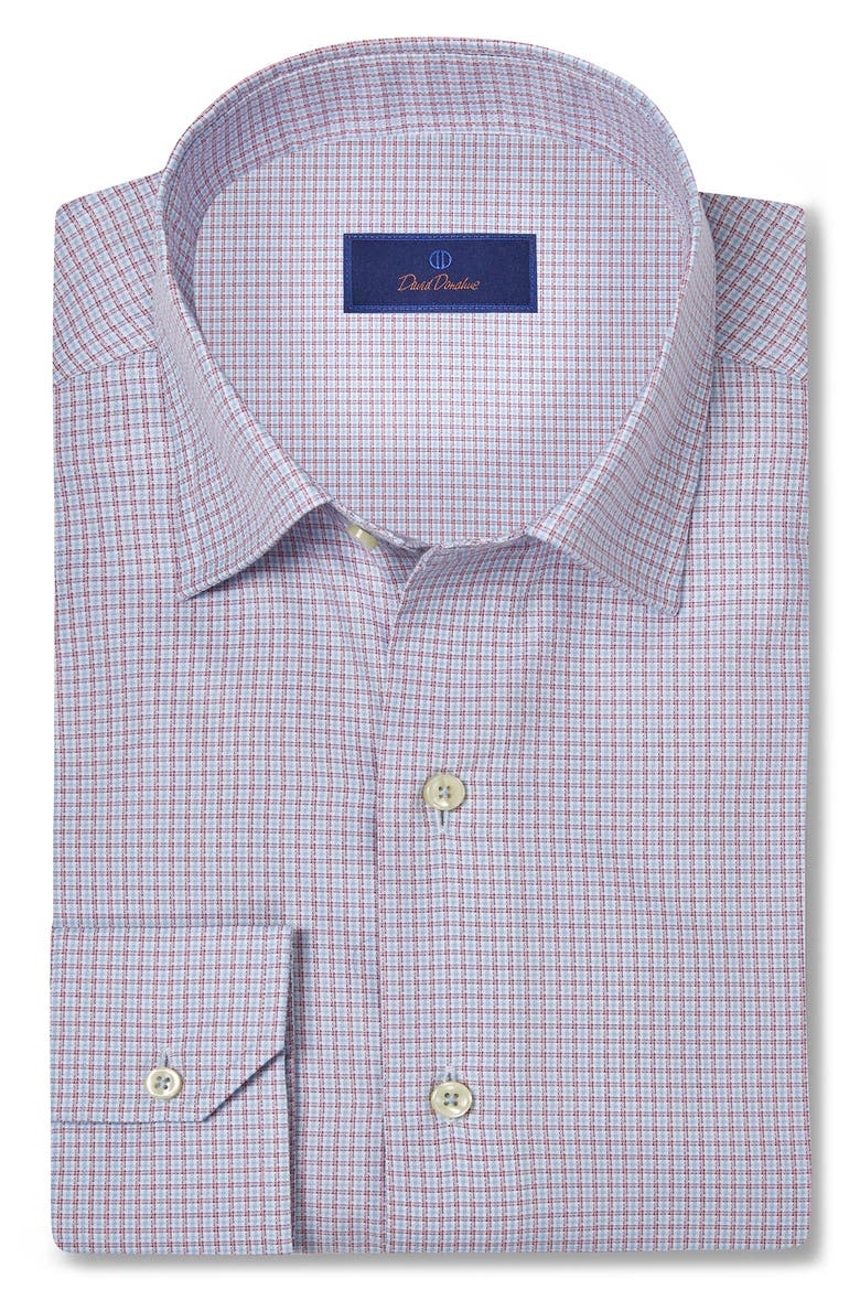 Dobby Sport Shirt, Alternate, color, PINK/ SKY
