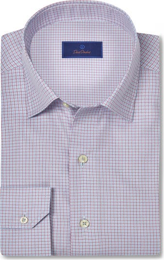 Casual Plaid Pima Cotton Button-Down Shirt