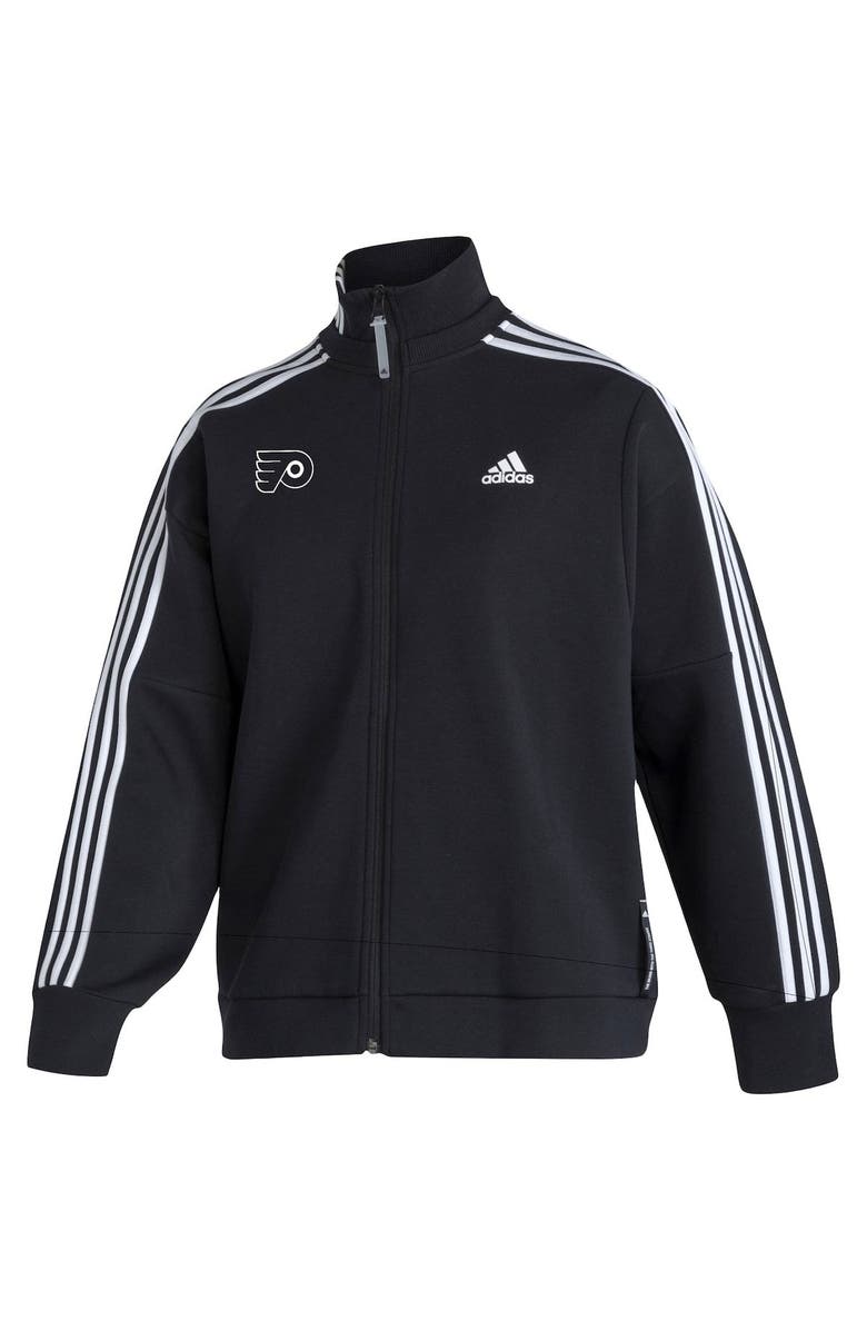 adidas Women's adidas Black Philadelphia Flyers Snap Full-Zip Jacket, Alternate, color, 