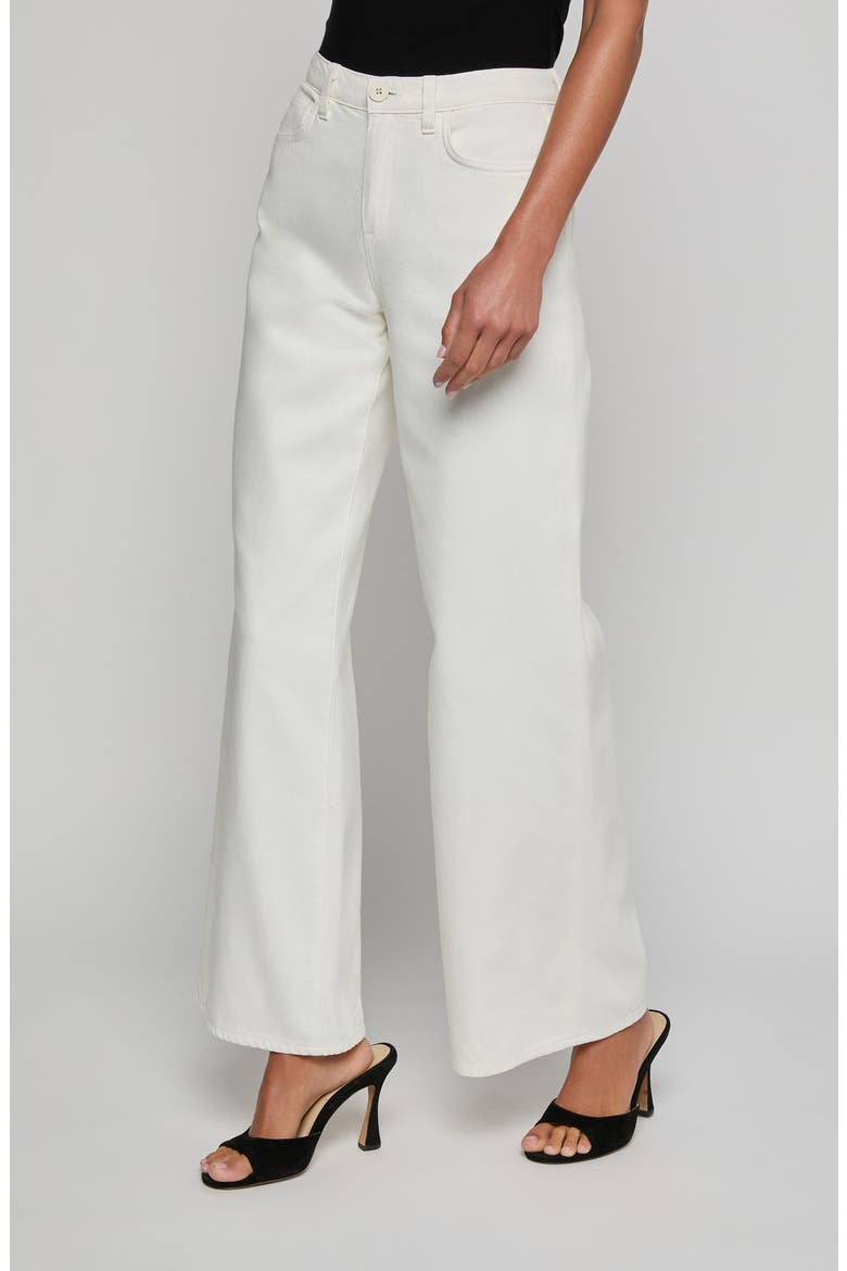 Alicent High Waist Wide Leg Jeans, Alternate, color, LIGHT ECRU
