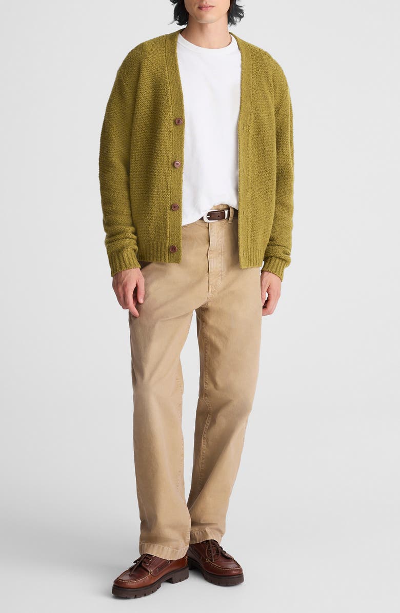 Madewell Bouclé Wool Blend Cardigan, Alternate, color, 