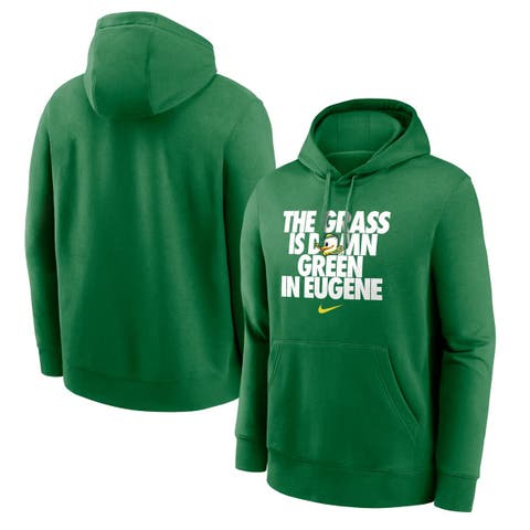 Men's Nike Green Oregon Ducks Grass Is Green Club Fleece Pullover Hoodie