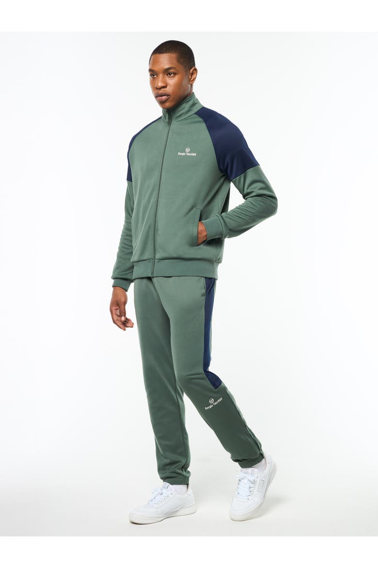 Spacco Track Jacket, Alternate, color, DUCK GREEN