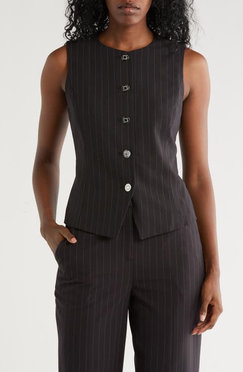 Pinstripe Vest