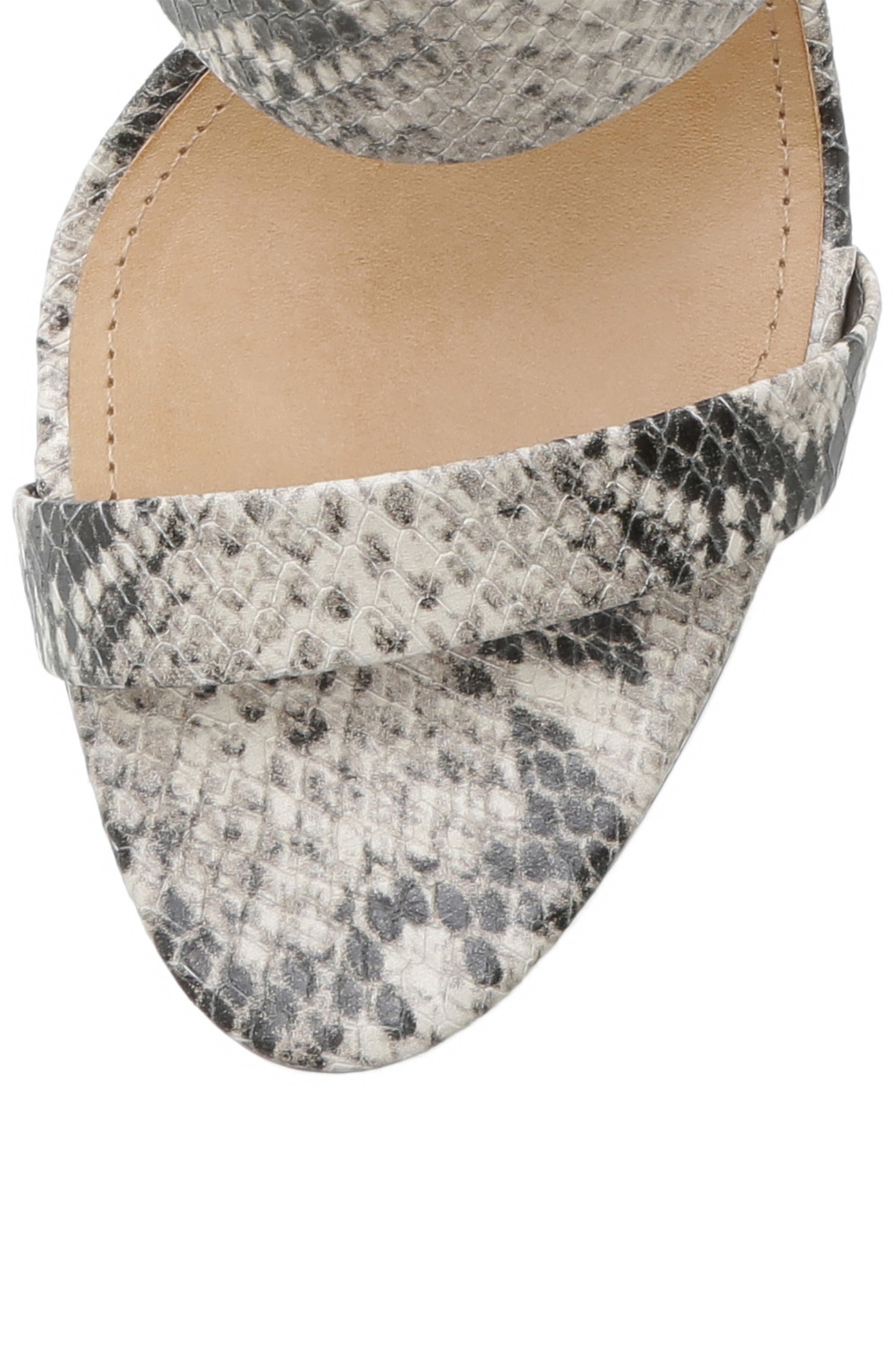 Leia Stiletto Slide Sandal, Alternate, color, NATURAL LEATHER
