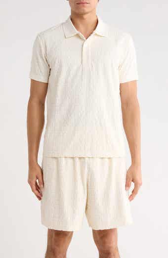 PURPLE BRAND Terry Towel Polo