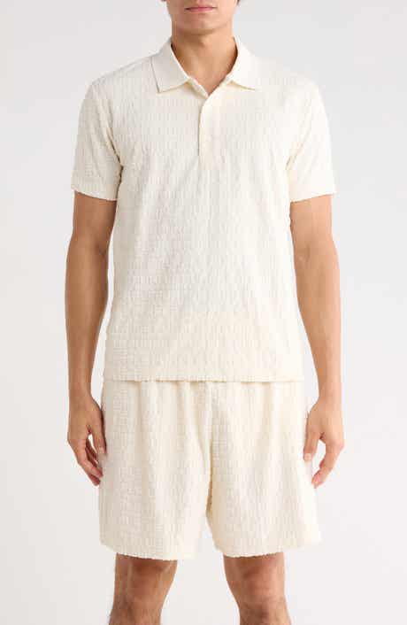 PURPLE BRAND Terry Towel Polo