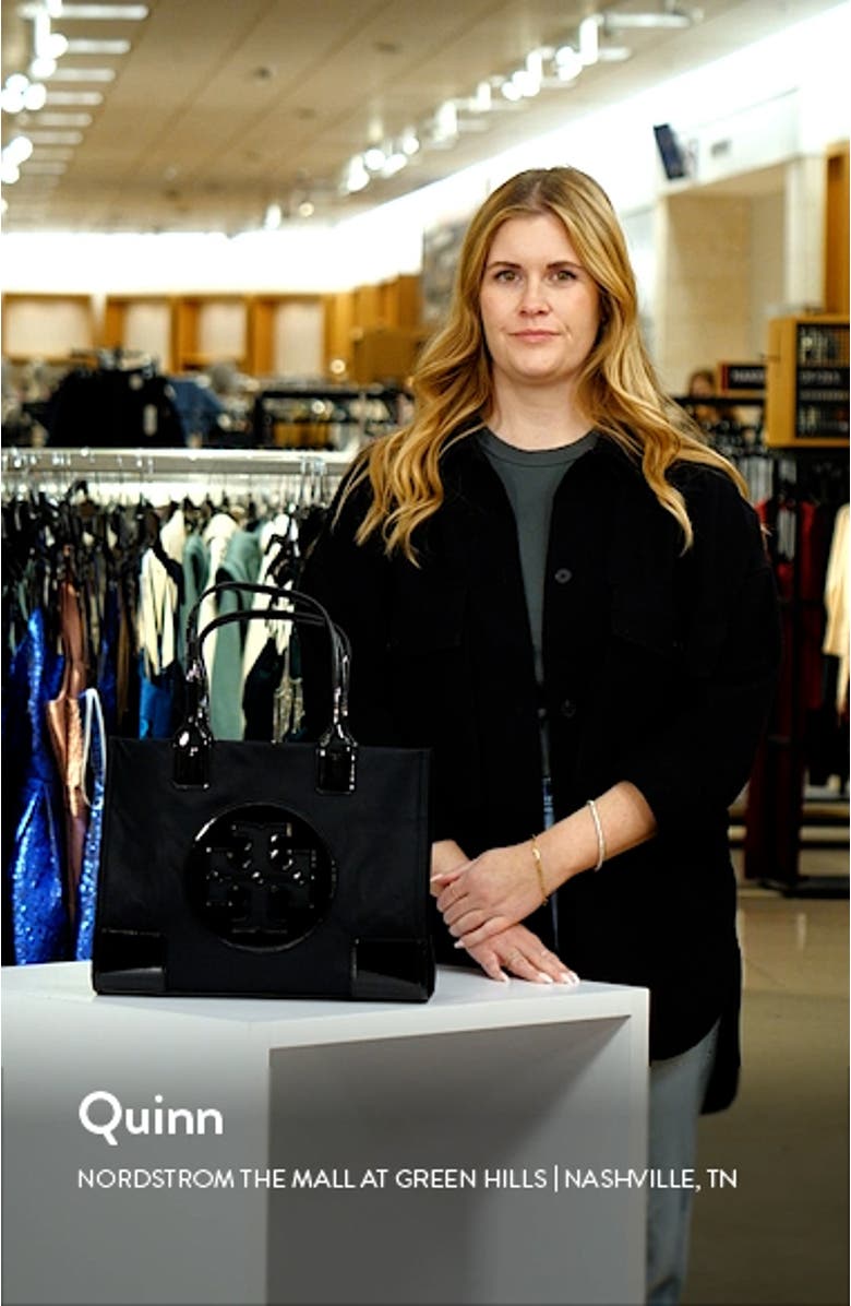 Mini Ella Patent Nylon Tote, sales video thumbnail