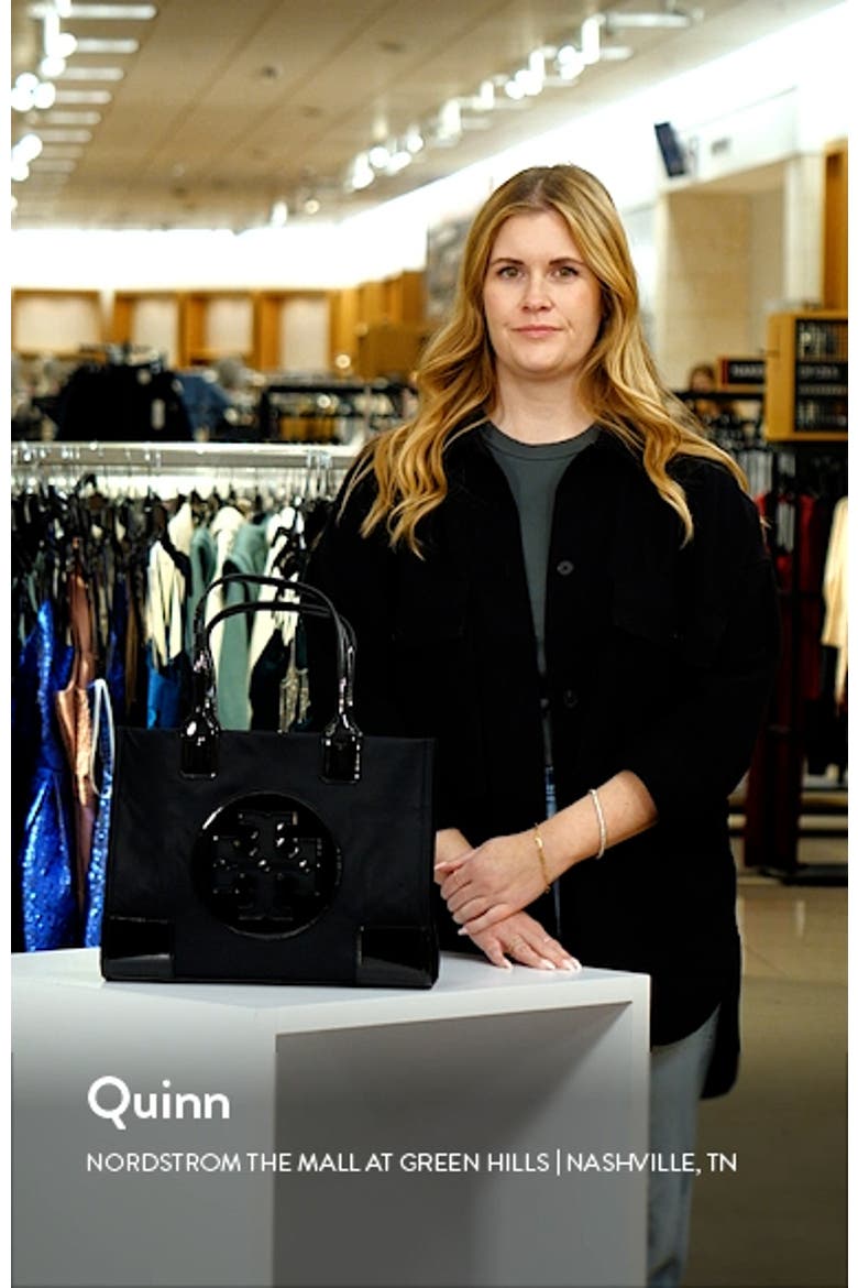 Mini Ella Patent Nylon Tote video