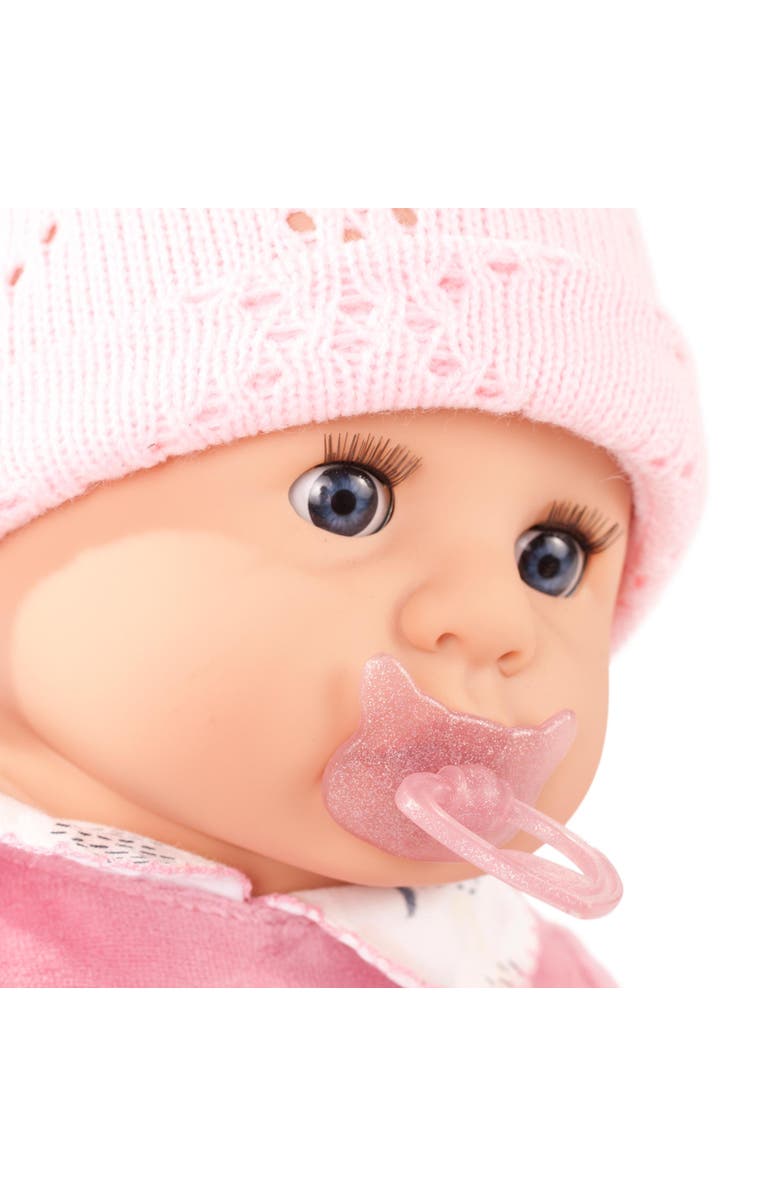 Gotz 19" Cookie Hedgehog Baby Doll with Blue Sleeping Eyes and Accessories, Alternate, color, Multicolored