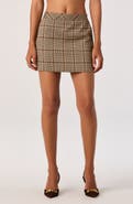 ASTR the Label Remington Plaid Miniskirt