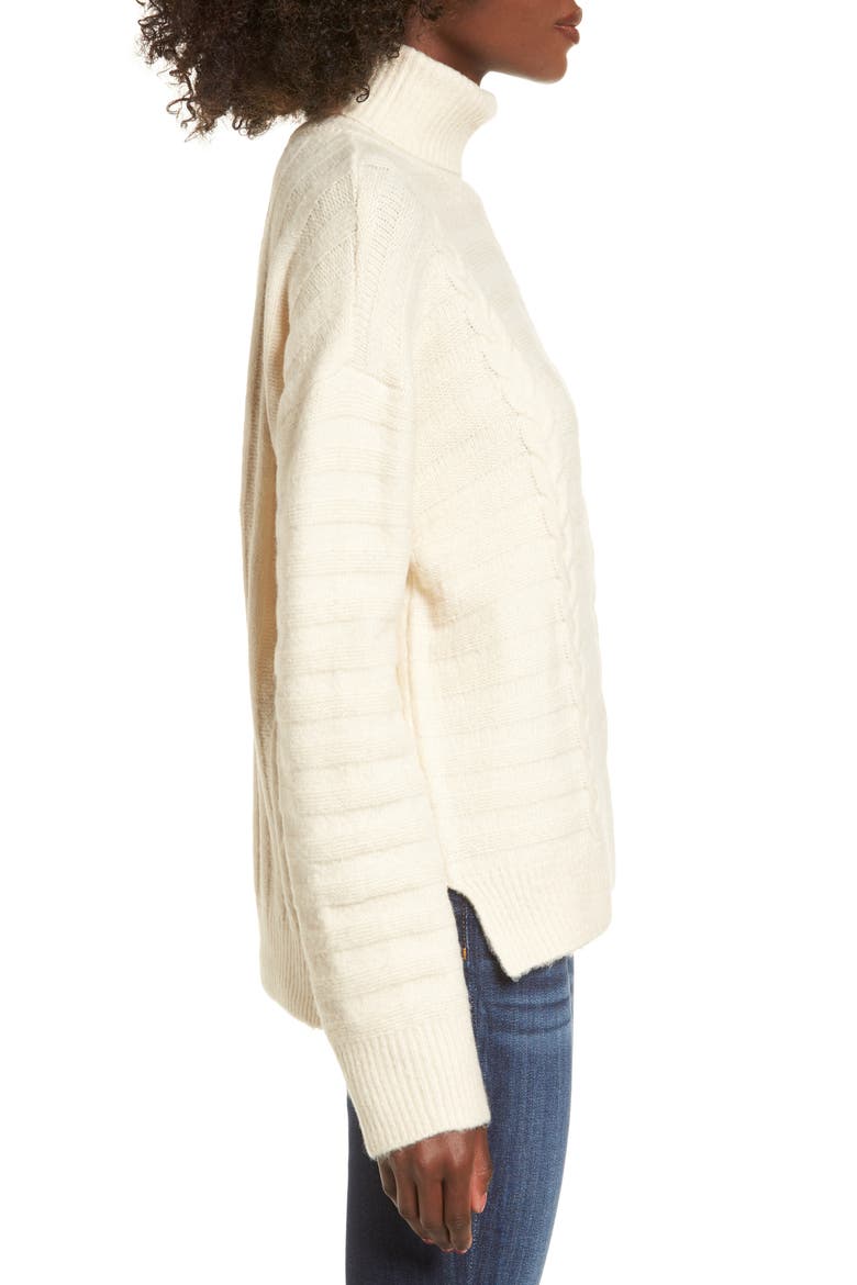 Turtleneck Sweater, Alternate, color, IVORY