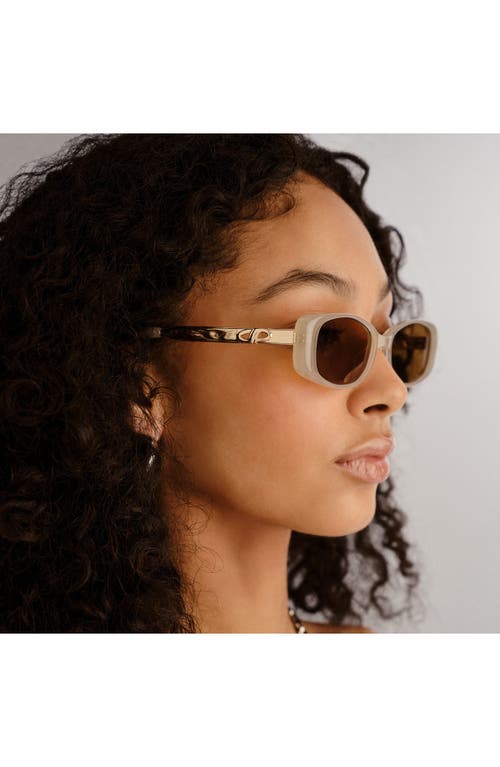 Le Specs Sonnenbrille Unreal In Oatmeal/tan Tint
