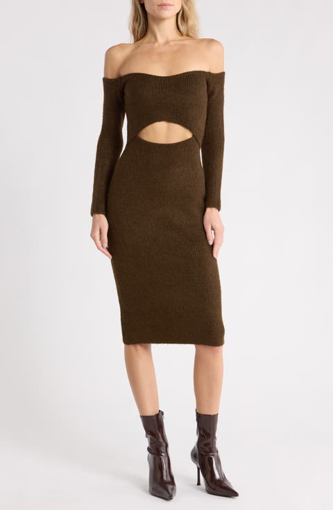 Nala Off the Shoulder Cutout Dress