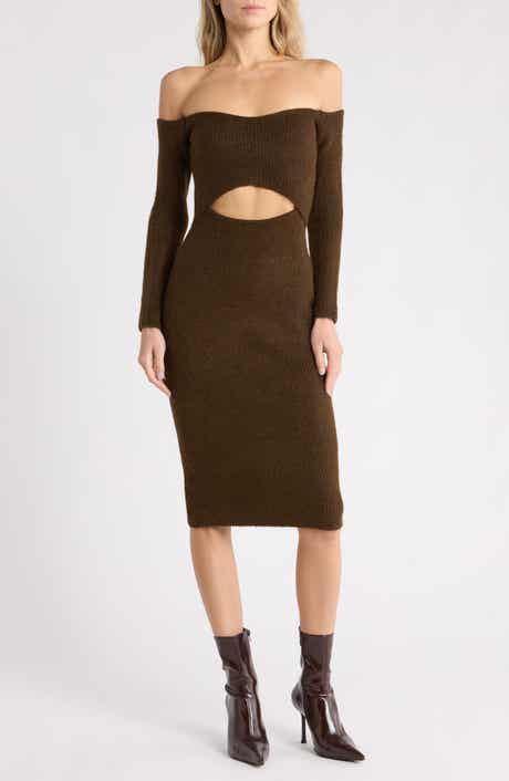 Nala Off the Shoulder Cutout Dress