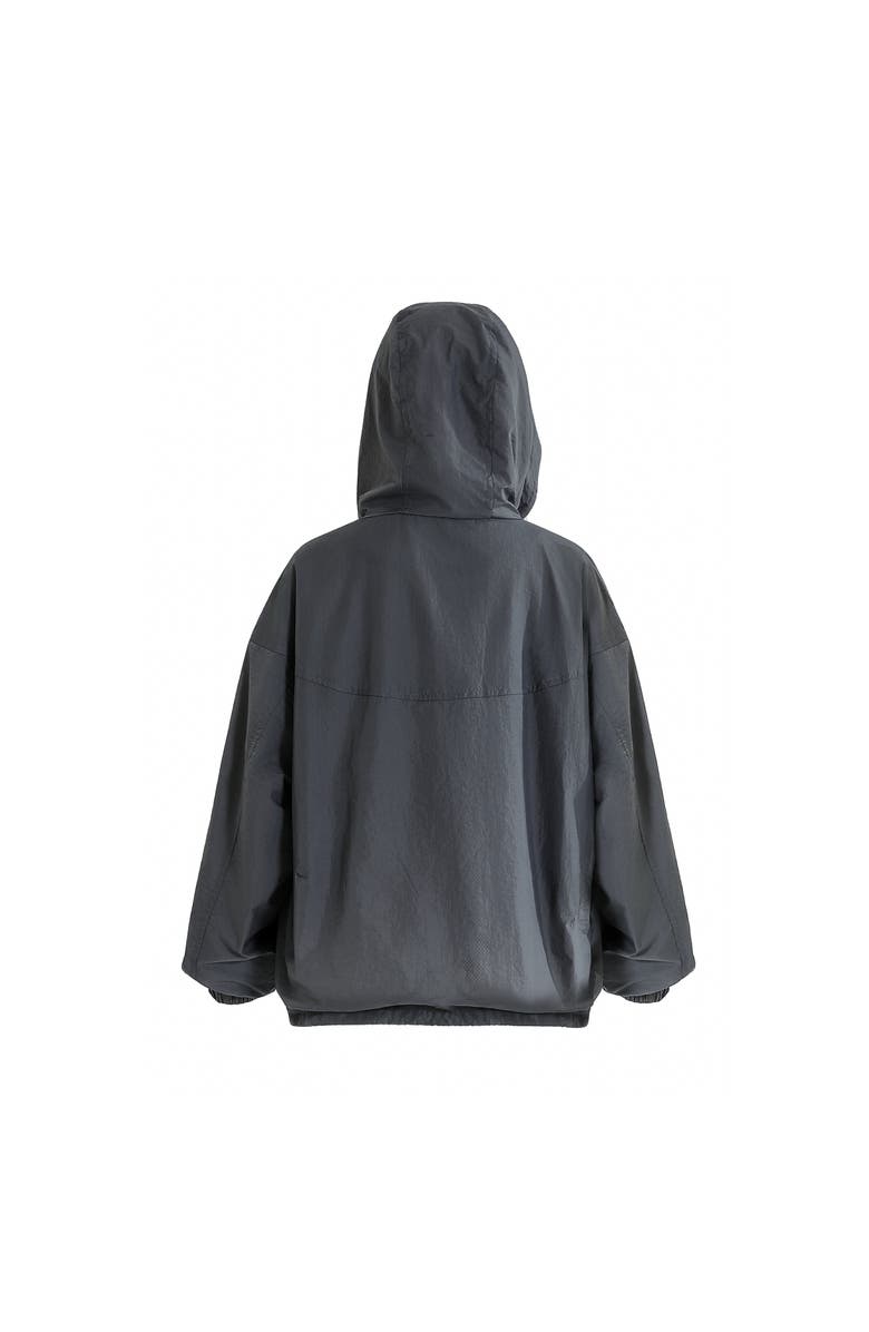 MOUSTACHE Hooded Windbreaker, Alternate, color, Grey