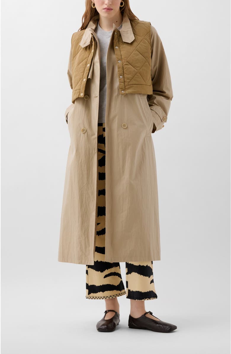 Scalpers Vest Trench, Main, color, Natural