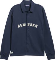 ROWING BLAZERS New York Richie Rugby Long Sleeve Button Up Shirt