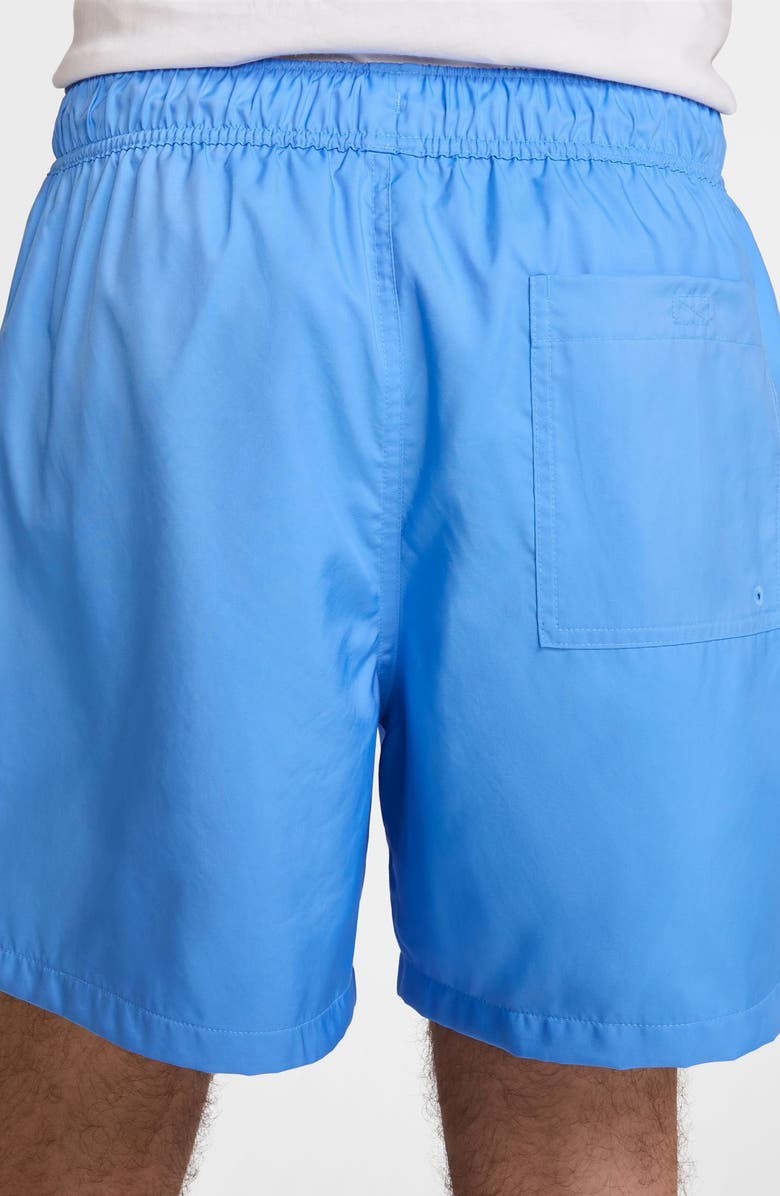 Nike Club Woven Flow Shorts, Alternate, color, University Blue/ White