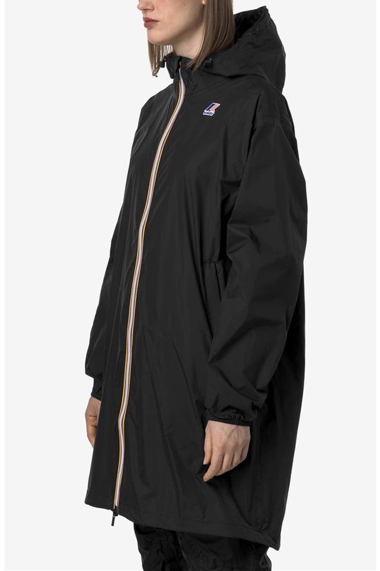 Le Vrai 4.0 Eiffel East Water Repellent Raincoat, Alternate, color, BLACK PURE