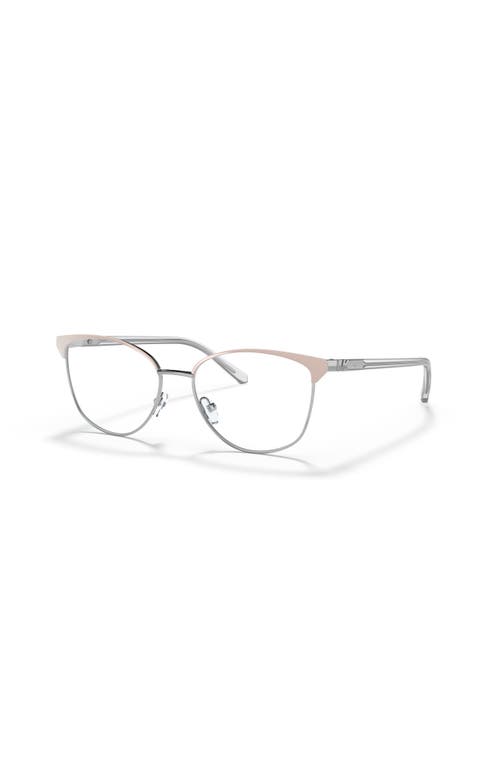 Michael Kors 54mm Cat Eye Optical Glasses In Neutral