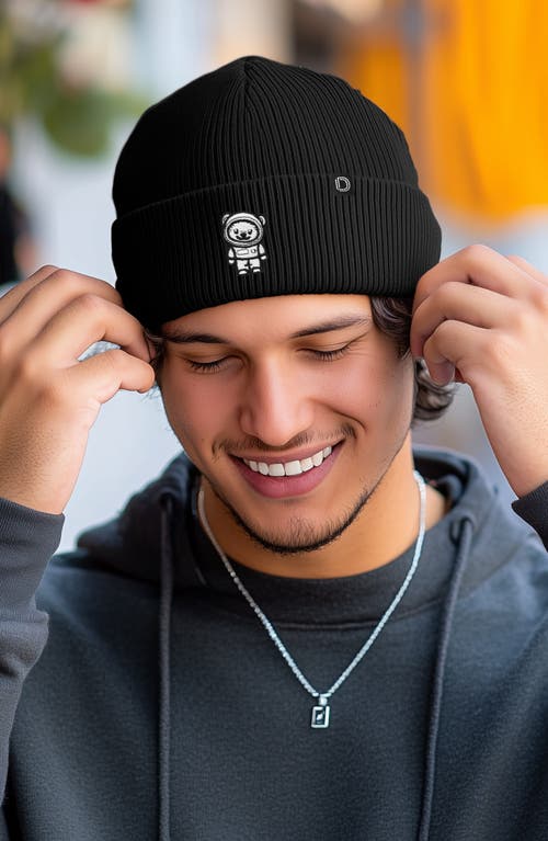 Dalix Ice Bear Beanie In Asphalt Gray