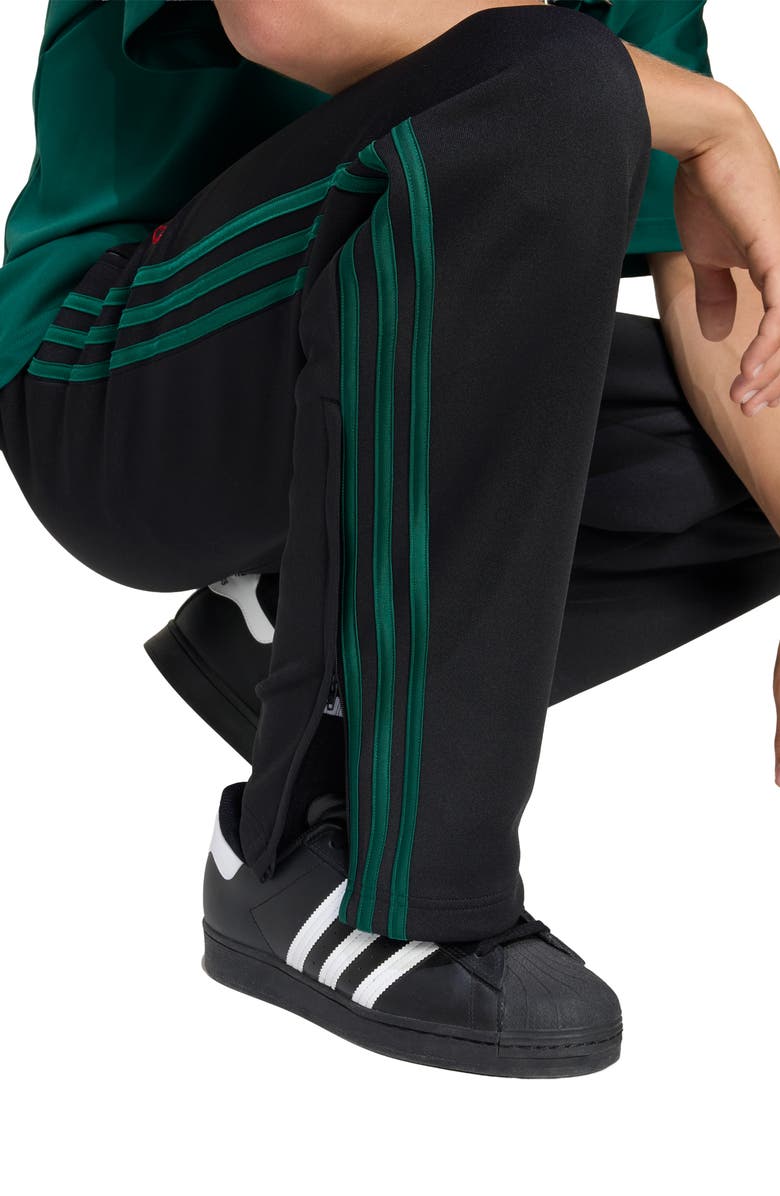 adidas Firebird Track Pants, Alternate, color, Black/ Collegiate Green