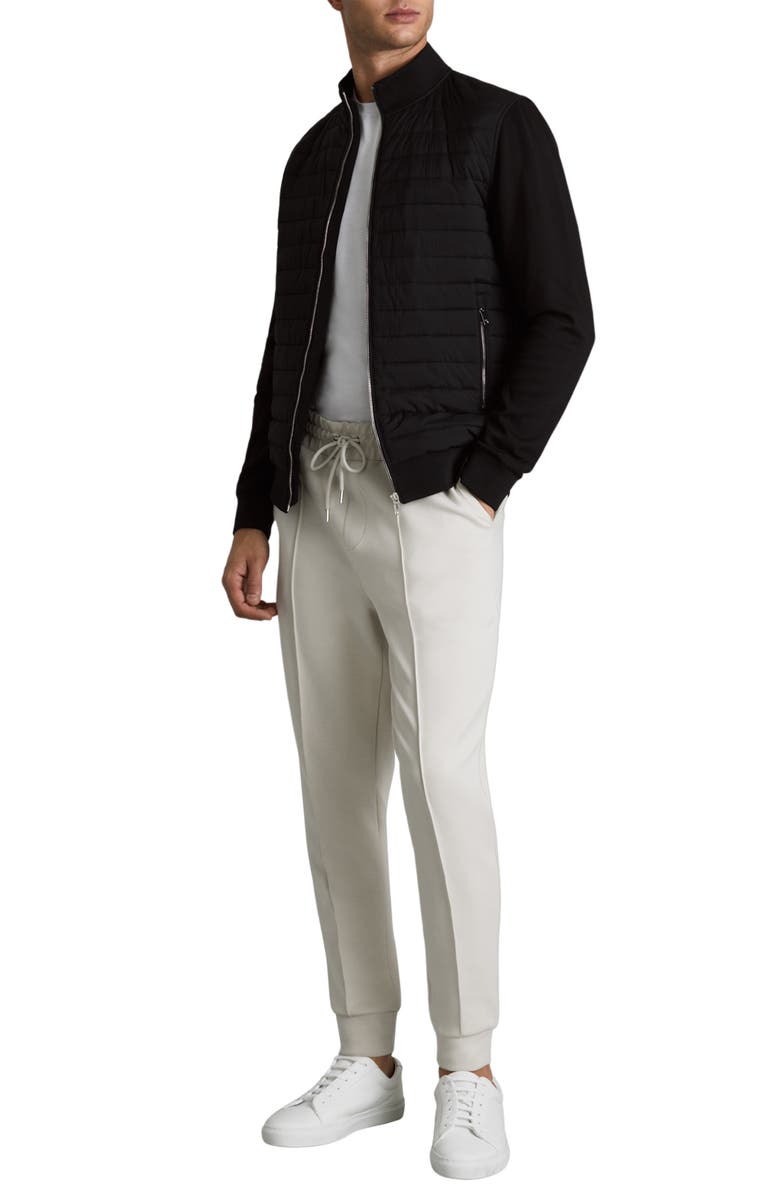 Reiss Flintoff Quilted Hybrid Jacket, Alternate, color, 