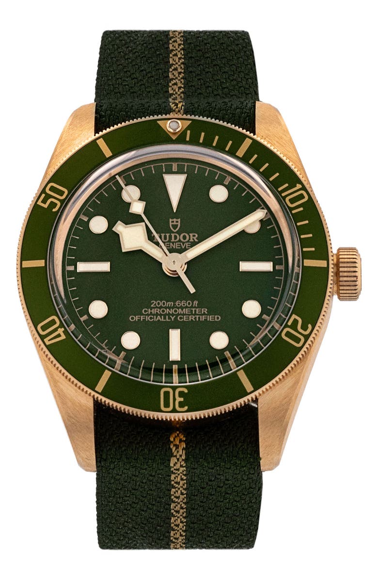 Watchfinder & Co. Tudor Preowned Black Bay 58 NATO Strap Watch, 39mm, Main, color,