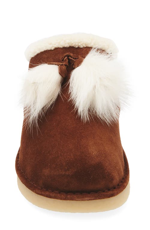 Miu Miu Shearling Tassel Slipper