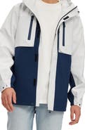 Noize Elliott Water Resistant Two Tone Hooded Jacket